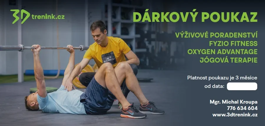 Dárkový poukaz 3D trénink